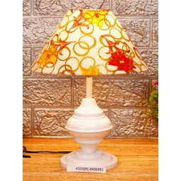 foziq White & Red Printed Table Lamp-picture-36
