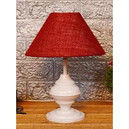 foziq White & Red Solid  Table Lamps-picture-18