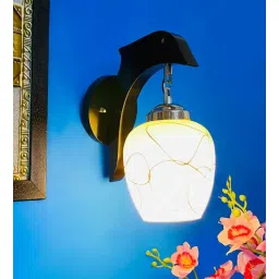 foziq Wooden Novelty Wall Light (Black)-picture-14