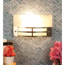 Margaux White Metal Flush Mount Wall Light By Foziq-picture-10