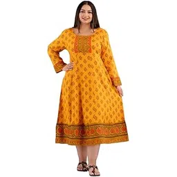 F.P COLLCETION CH108 Women's Rayon Printed Gown-picture-22