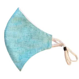 frackson 8 Pcs Linen Cotton Fashionable Mask Pure Cotton Khadi Printed Mask for Men/Women 3 Layers Skin Friendly Washable Fabric, Light Weight & Comfortable - Adjustable Earloop image 3