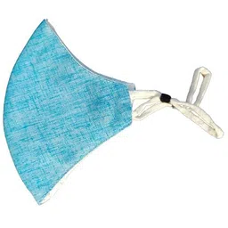 frackson 8 Pcs Linen Cotton Fashionable Mask Pure Cotton Khadi Printed Mask for Men/Women 3 Layers Skin Friendly Washable Fabric, Light Weight & Comfortable - Adjustable Earloop image 2