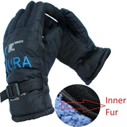 frackson Solid Winter Men Gloves image 2