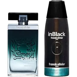 Franck Olivier In Black Eau de Toilette 75ml + In Black Deodorant (Pack of 2)-picture-37