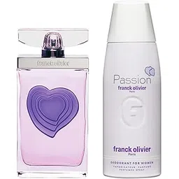 Franck Olivier Passion Eau de Parfum Spray 75ml + Passion Deodorant (Pack of 2)-picture-36