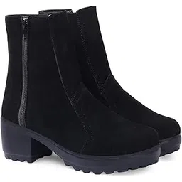 Women's Boots | Velvet, Trendy, Comfortable, Zipper Boots for Casual, Outdoor and Holiday Outings-image-37