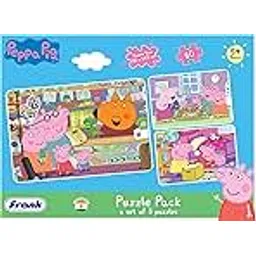 Frank Peppa Pig (60 Pieces) 3 in 1 Jigsaw Puzzle for Kids Above 5+ Years - Fun & Challenging Brain Booster Games - for Enhanced Focus and Memory - 60408-picture-22
