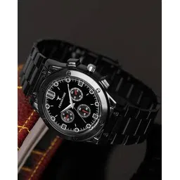 frank time Men Stainless Steel Analogue Watch-FT-0036 BLK-picture-51