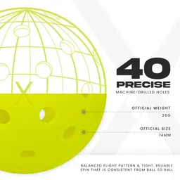 Franklin Sports X-40 Performance Outdoor Pickleballs - USAPA Approved - Official Ball of US Open Pickleball Championships image 3