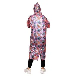 frankopolis Floral Print, Solid Women Raincoat image 2