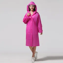 frankopolis Solid Women Raincoat-picture-27