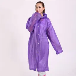 frankopolis Solid Women Raincoat-picture-14
