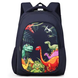 Frantic Premium Quality Bk Blue Jurassic Bag for Kids -16 Inches-image-24