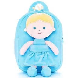 Frantic Premium Quality Soft design Full Body Sky blue Ruby Doll Bag for Kids Height 13.9 cm-image-45