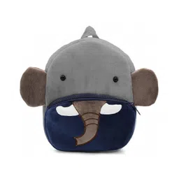 Frantic Premium Quality Soft design ND Blue Elephant Bag for Kids height - 14 inches-image-14