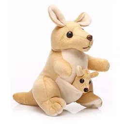 Frantic Premium Soft Toy Brown Kangaroo for Kids - 32cm-image-4