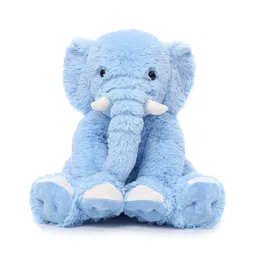 Frantic Premium Soft Toy Lucky Elephant for Kids Blue - Height 32 cm-image-34