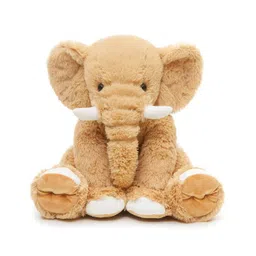 Frantic Premium Soft Toy Lucky Elephant for Kids Brown - Height 32 cm-image-9