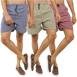 FRAXIER Men Multicolor Cotton Blend Boxer Shorts Pack of 3-picture-23