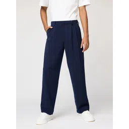 FREAKINS Men High-Rise Pleated Trousers-picture-19