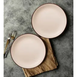 Freakway Ceramic Small/Quarter Plates Set of 2 Pcs | Stoneware Appetizer/Side Plates (7.4 Inch) | Microwave Safe, Dishwasher Safe | Kitchen, Dining, Restaurants, Gifting | Ivory White-picture-10