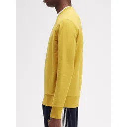 Fred Perry Men Solid Round Neck Pure Cotton Sweatshirt image 5