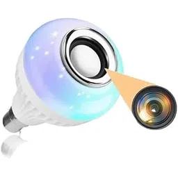 FREDI HD PLUS Wi-Fi Bluetooth Music Bulb Camera | 1080p Full HD Video | Supports 32 GB Storage | Loop Recording | Wi-Fi Live View | Built-in Speaker & App Control | Smart LED Light for Home & Office-picture-21