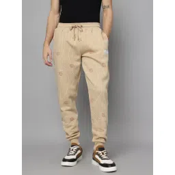 Free Authority Beige Regular fit Printed Jogger-picture-22