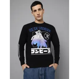 Free Authority Black Regular fit Printed Sweatshirt-picture-29