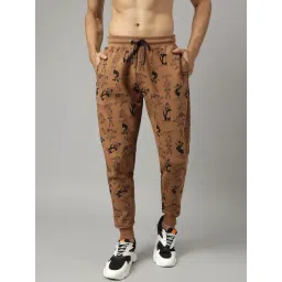 Free Authority Brown Regular Fit Looney Tunes Printed Joggers-picture-37