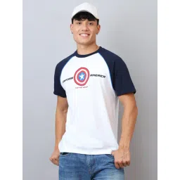 Free Authority Captain America Printed Regular Fit T-Shirt For Men-picture-32
