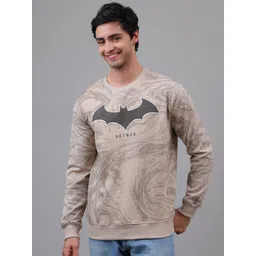Free Authority Men Batman Printed Long Sleeve Sweatshirt-picture-23