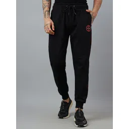 Free Authority Men Deadpool Printed Mid Rise Joggers-picture-23
