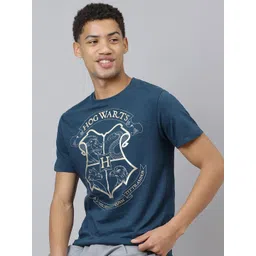 Free Authority Men Graphic Printed Round Neck Regular Fit Cotton T-shirt-picture-22