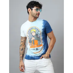 Free Authority Men Naruto Anime Printed Round Neck Pure Cotton T-shirt-picture-20