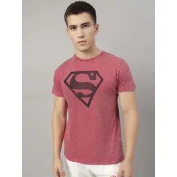 Free Authority Men Superman Graphic Printed Round Neck Cotton T-shirt-picture-25