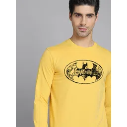 Free Authority Men Yellow & Black Batman Printed Sweatshirt-picture-17