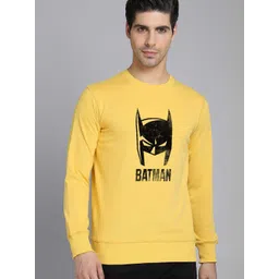 Free Authority Men Yellow Batman Printed Sweatshirt-picture-14