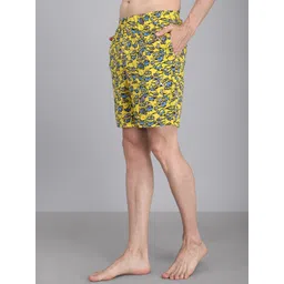 Free Authority Men Yellow Minions Printed Pure Cotton Boxers image 2