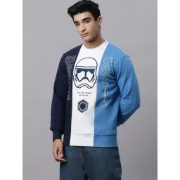 Free Authority Multicolored Loose Fit Colour Block Sweatshirt-picture-41