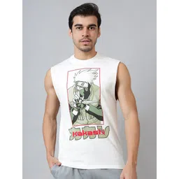 Free Authority Naruto Graphic Printed Cotton Muscle T-Shirt-picture-37