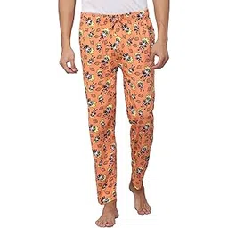 free authority Naruto Printed Regular Fit Orange Ploycotton Men's Pyjamas-picture-10