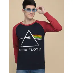 Free Authority Navy Regular Fit Pink Floyd Printed Sweatshirt-picture-17