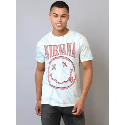 Free Authority Nirvana Printed Regular Fit T-Shirt For Men-picture-35