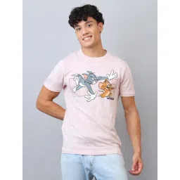 Free Authority Pink Cotton Tom & Jerry Graphic Regular Fit T-Shirt-picture-25