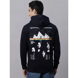 Free Authority Pink Floyd Printed Navy loose fit Hoodie-picture-13