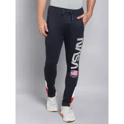 Free Authority Printed Nasa Navy Joggers for Men-picture-38