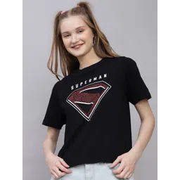 Free Authority Superman Legacy Printed Pure Cotton Round Neck T-Shirt-picture-42