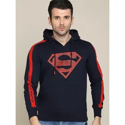 Free Authority Superman Printed Hooded Pullover-picture-27